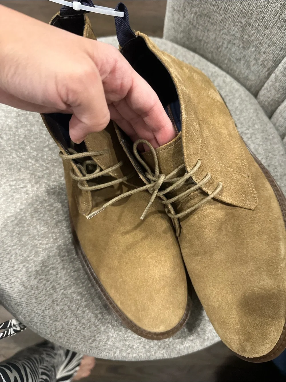 Steve Madden Men's Suede Chukka Boots in Tan Sz 11